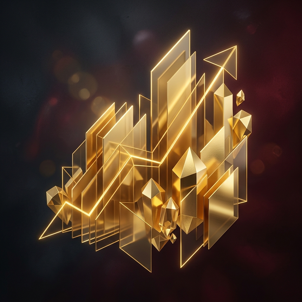 Abstract Portfolio Construction and Asset Allocation Artwork